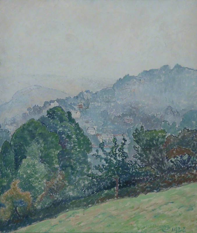 Kingswear attraverso la nebbia